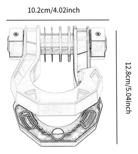 Peças De Reposição D Split Shackle Professional Towing Black