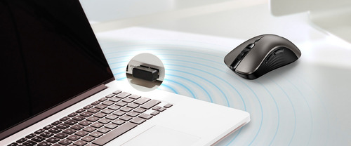 Mouse Genius Ergo 8100s Ai Copilot Wireless 6 Botones