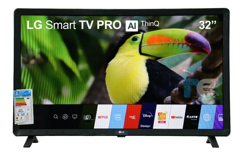 Imagem 1 de 6 de Smart Tv LG Ai Thinq 32lm621cbsb Led Tv 32 Polegadas LG