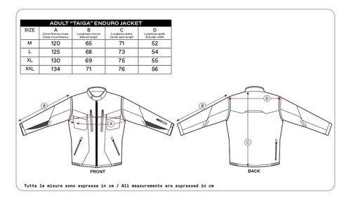 Campera Enduro Ufo Taiga C/ Protecciones Chaleco Desmontable Naranja Liso L