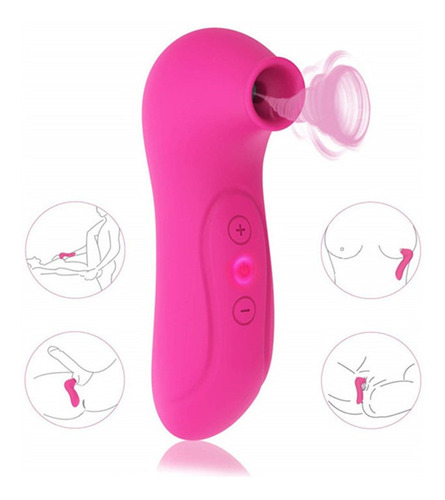 Vibrador Con Succionador De Clítoris Recargable Por Usb
