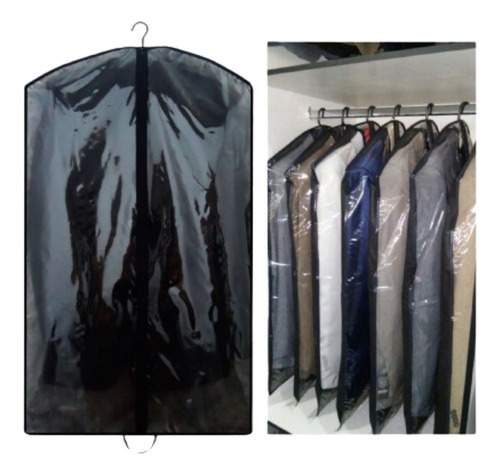 Kit 10 Capas Para Terno Casaco Camisa Roupas Em Geral Top !