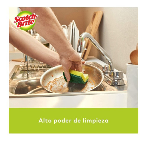 Scotch-brite Fibra Esponja Chica Dos Unidades