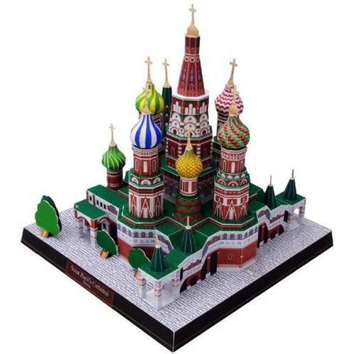 Maquete / Catedral De São Basílio, Rússia / Para Montar 