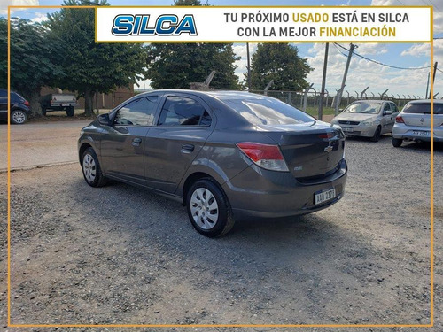 Chevrolet Prisma Lt 1.4 2015 Gris Oscuro 4 Puertas