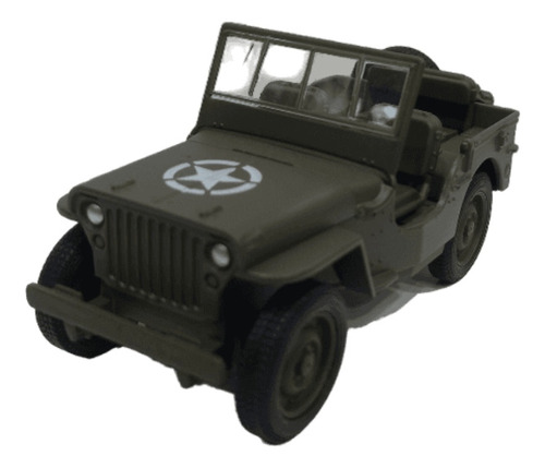 Welly Jeep Willys Mb Verde 1:34 43723cw