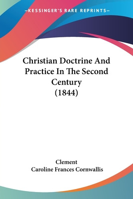 Libro Christian Doctrine And Practice In The Second Centu...