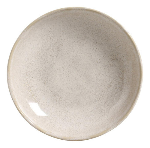Jogo 6 Pratos Fundo Bio Latte Avant Garde Hondo Ø25CM 1100ML PORTO BRASIL