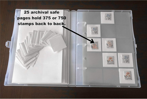 Organizador/funda De Colección De Sellos Unikeep, Con Capaci