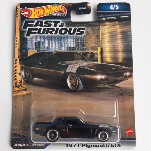 Hot Wheels Premium 1971 Plymouth Gtx Rápido Y Furioso