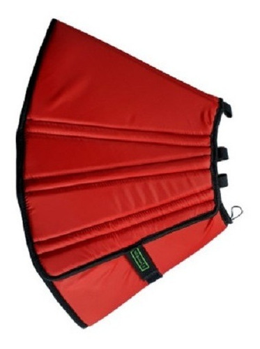 Imagem 2 de 6 de Colar Elizabetano P/ Cachorro K-9 Spirit Vermelho M