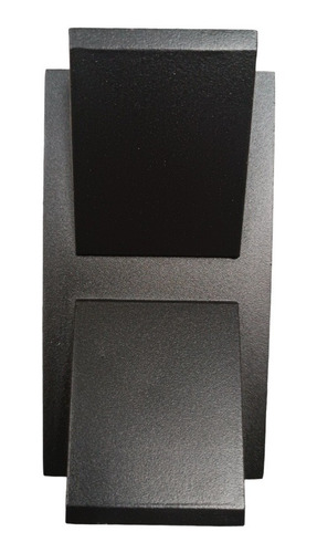 Aplique De Pared Corbatín 2x3w 3000k Negro, Blanco,gris