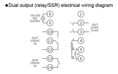 Termostatos Sobre Horno Industrial Con Salida Ssr Multifunci