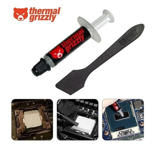 Imagen 2 de 10 de Pasta Termica Grizzly Kryonaut Contenido 1g Alto Rendimiento