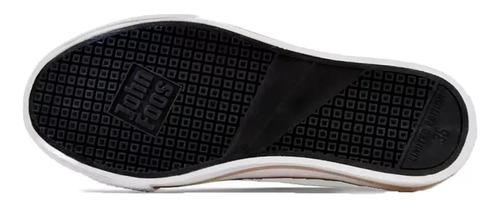 Imagen 4 de 5 de Zapatilla John Foos Eco Cuero Blanco Baja