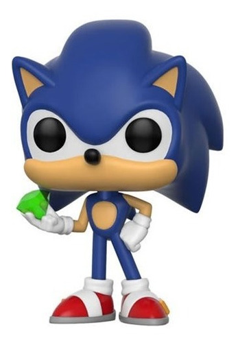 Imagen 1 de 2 de Funko Pop Sonic Con Esmeralda - 284 - The Hedgehog
