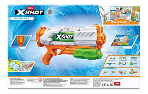 Pistola Lanzadora De Agua Zuru X Shot 700 Ml Blanco