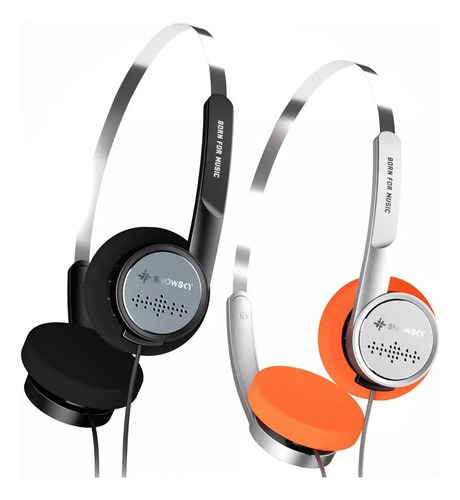 Auriculares On-ear Snowsky / Fiio Wind 40mm Hifi Micrófono Negro