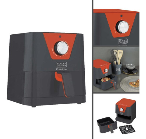 Fritadeira Elétrica Sem Óleo Black Decker Freestyle 1,5l