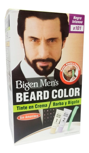 Bigen B101 Tinte Para Barba Y Bigote Negro Intenso