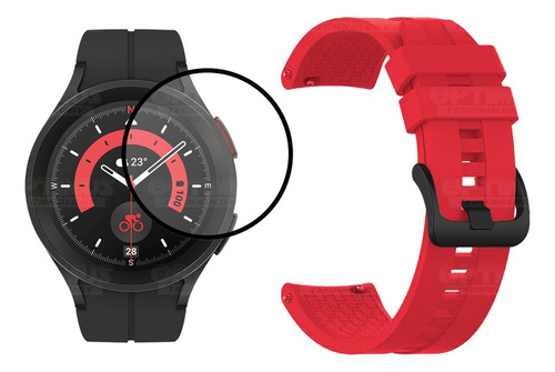 Kit Pulso Y Vidrio Nanoglass Para Galaxy Watch 5 Pro 45mm