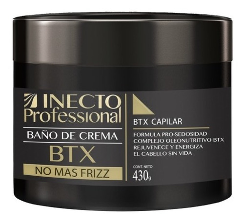 Baño De Crema Inecto Professional Btx X 430g Efecto Botox