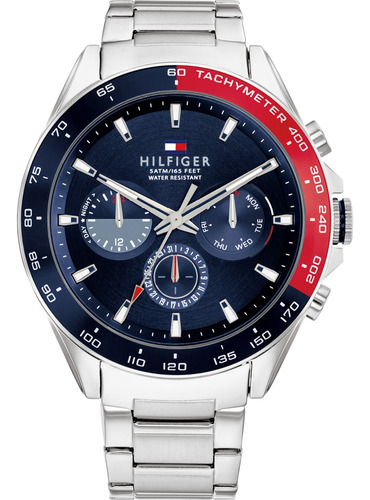 Reloj Tommy Hilfiger Th-1791968 100% Acero Multifuncion 50m 