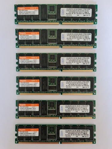 Memória Ibm 1gb Ddr 266mhz Cl2.5 Ecc (Usado)
