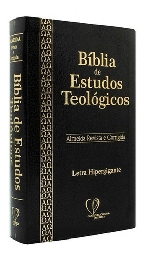 Bíblia De Estudos Teológicos  Pastor Silvano Rodriguez Editora CPP Preta
