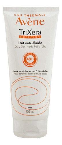  Loção Nutri-Fluida Eau Thermale Avène Trixera Nutrition Bisnaga 200ml