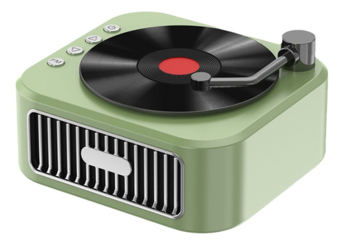 Mini Altavoz Portátil Retro Con Bluetooth Y Grabadora
