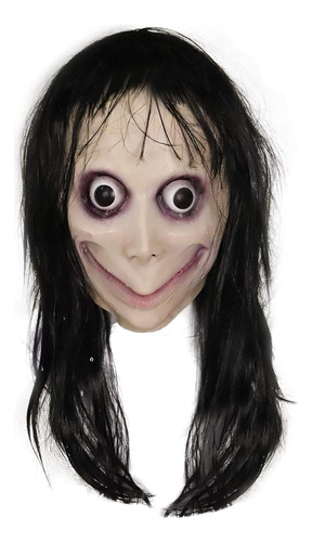 Halloween Creepy Momo Scary Challenge Evil Latex With Hallow