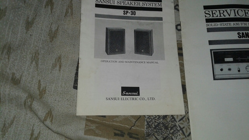 Imagen 3 de 7 de Manuales De Uso Sintoamplificador Sansui Akai Winco 7 Mares