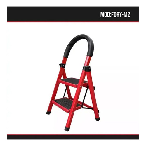 Escalera Plegable Multiuso 2 Peldaños Compacta Resistente
