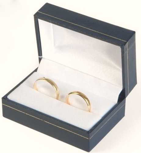 Imagen 4 de 9 de Par Alianzas Oro 18k Clasicas 3 Grs Novios Boda Garantía Esc