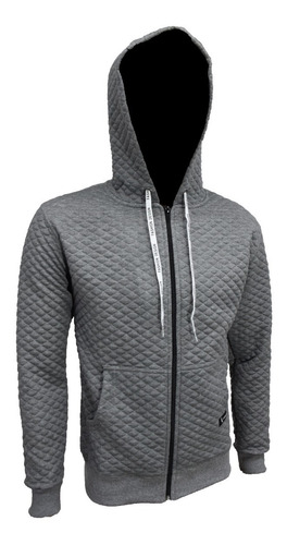 Imagen 1 de 4 de Campera Casual Moda Media Estación Con Cierre Capucha Joemar