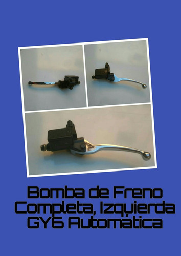 Bomba De Freno Izquierdo Gy6