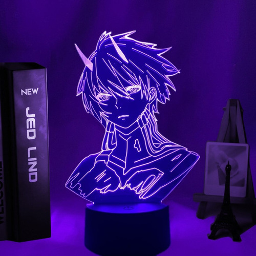 Darling In The Franxx Hiro - Lámpara De Noche Led Para Decor