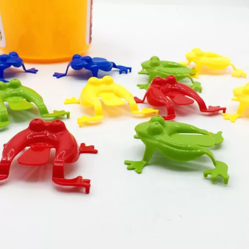 12pcs Brinquedo De Sapo Pulando Para Crianças