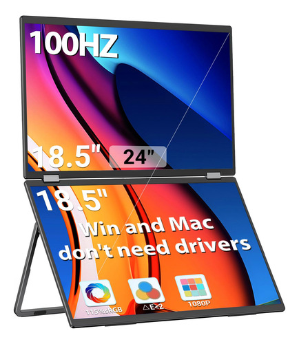 Laptop Screen Extender Innoview 18.5'' 1080p 100hz Srgb 115%