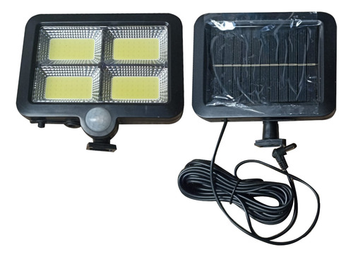 Lampara Solar Panel Solar 260lm Exterior Sensor Movimiento