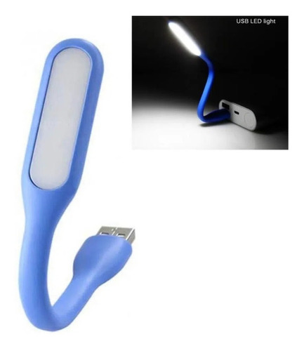 Luz Led Lectura Luce Usb Flexible X6 Auto Camping Teclado Pc