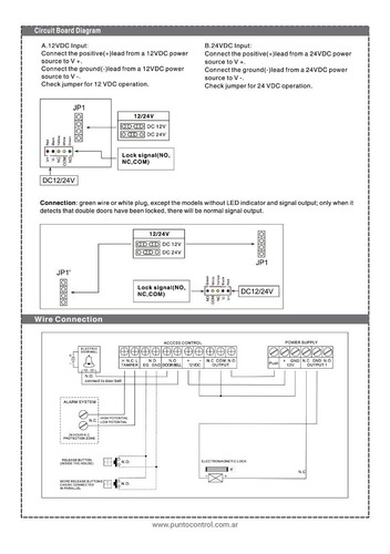 Cerradura Electromagnética Yli 300lbs/180kg Led,sensor 12vcc