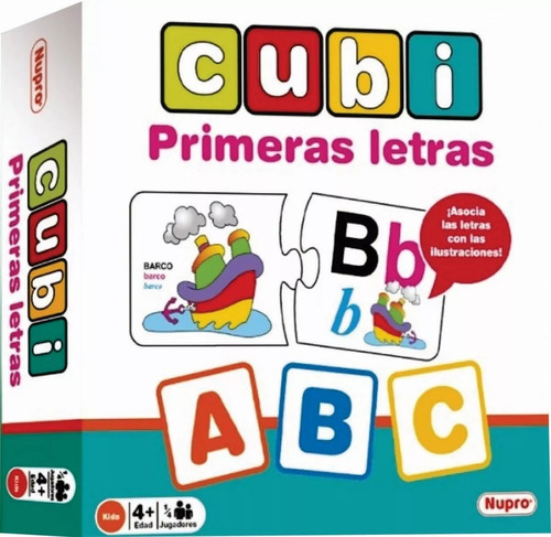 Cubi Primeras Letras Juego De Asociacion Nupro