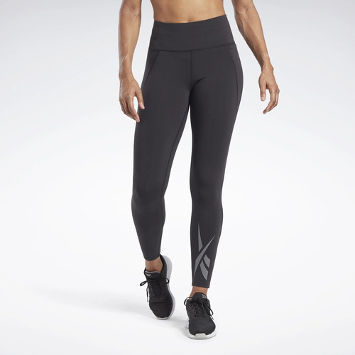 Calza Reebok Lux Hr Vector Tight Negro Mujer