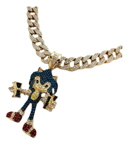 Colgante Blingfactory Hip Hop Fashion Lab Diamond Super Soni