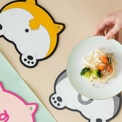 Placemats, Tapete Aislante Para Posavasos, Diseño De Gato Ún