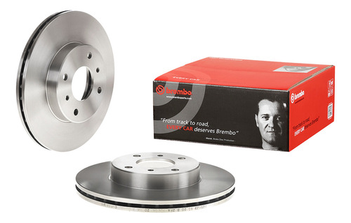 Disco Brembo 09.5254.20 Nissan Sentra Se-r Spec V 06