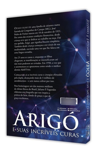 Arigó E Suas Incríveis Curas, De : Juliano P. Fagundes. Série Não Aplica, Vol. Não Aplica. Editora Eme, Capa Mole, Edição Não Aplica Em Português, 2022