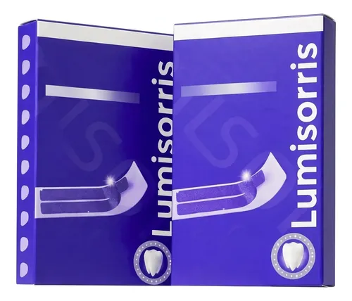 Bio Tiras Clareador Dental V34 Roxa Original Lumisorris | MercadoLivre
